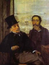 Haga click para ver la imagen ampliada degas and evariste de valernes painter and a friend of the artis.jpg